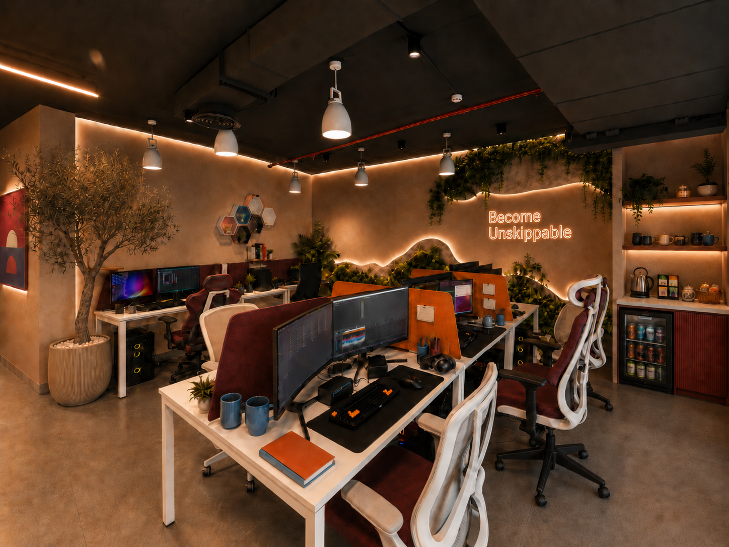 Inside The Content Factory office